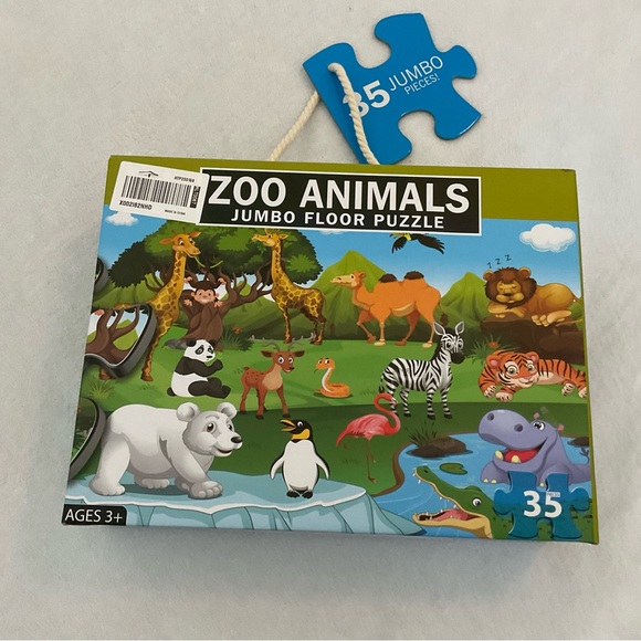 Other - ZOO ANIMALS jumbo floor puzzle (35 pieces)